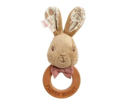 Cottontails Baby Bunnies For Babies|Comforters & Rattles|Beatrix Potter Flopsy Bunny Ring Rattle