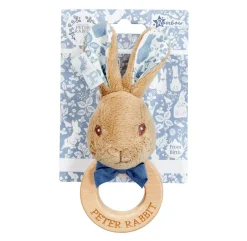 Cottontails Baby Bunnies For Babies|Comforters & Rattles|Beatrix Potter Peter Rabbit Ring Rattle
