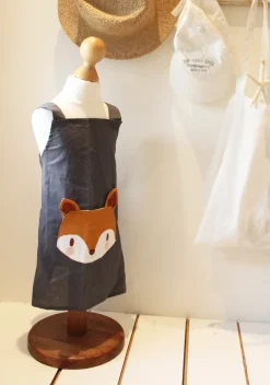 Cottontails Baby Little Kitchen|Child's Linen Apron (3 to 8 years) Fox