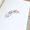 Cottontails Baby Cards|Cottontails handmade card - field mouse