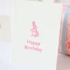 Cottontails Baby Cards|Bunny Cards & Stationery|Cottontails Happy Birthday - Pink