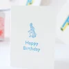 Cottontails Baby Cards|Bunny Cards & Stationery|Cottontails Happy Birthday - Blue