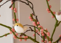 Cottontails Baby Handmade Felt|En Gry & Sif - handmade trio of birds