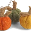 Cottontails Baby Handmade Felt|En Gry & Sif - three tiny handmade pumpkins