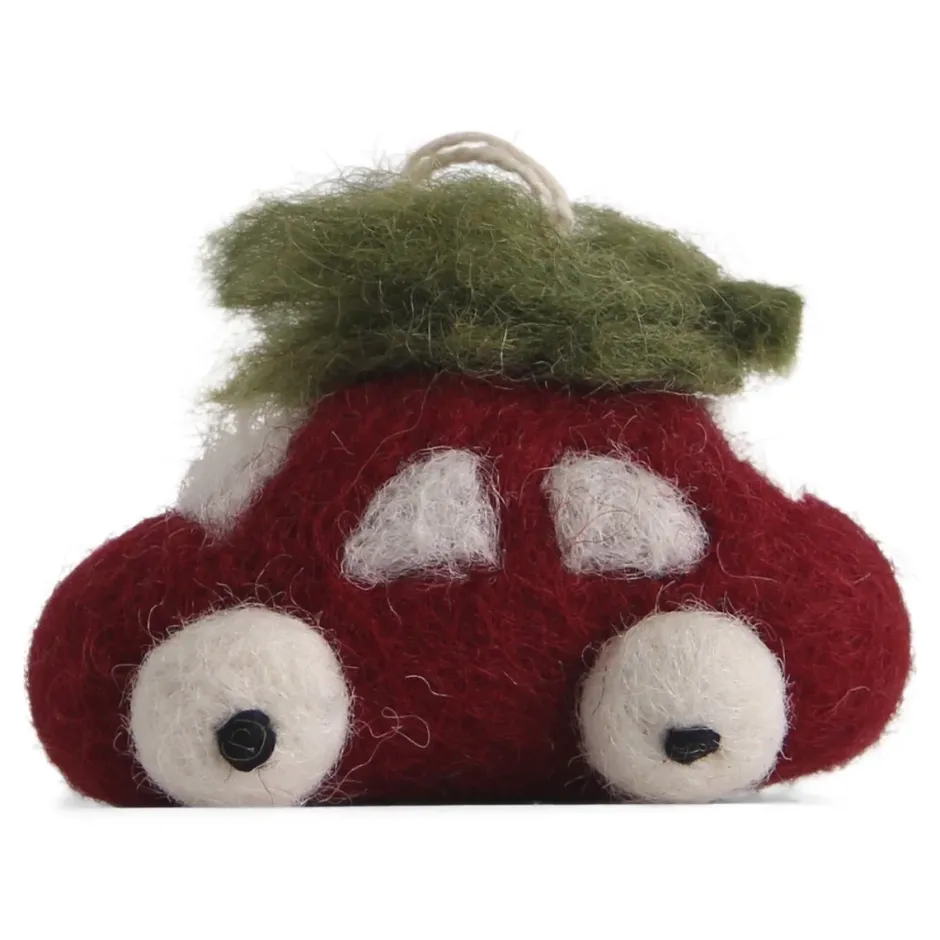 Cottontails Baby Handmade Felt|En Gry & Sif felt car and tree