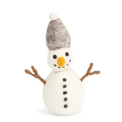 Cottontails Baby Handmade Felt|En Gry & Sif felt snowman - grey hat