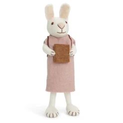 Cottontails Baby Felt Bunnies|Soft Toy Bunnies|En Gry & Sif little white hare - school girl