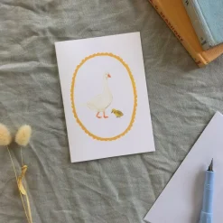 Cottontails Baby Cards|Goose & gosling card