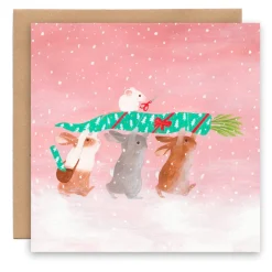 Cottontails Baby Cards|Greeting Card - Christmas Carrot