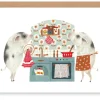 Cottontails Baby Cards|Little Kitchen|Greeting Card - Kitchen Piggies