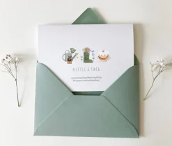 Cottontails Baby Stickers & Stationery|Cards|Handmade Card & Stickers - Spring Bunnies