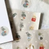 Cottontails Baby Stickers & Stationery|Bunny Cards & Stationery|Handmade Paper Stickers - Cosy Bunnies