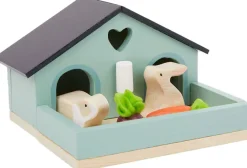 Cottontails Baby Wooden Toys|Wooden Bunnies|Little Wooden Bunny House