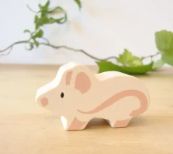 Cottontails Baby Wooden Toys|Little wooden woodland animal - mouse