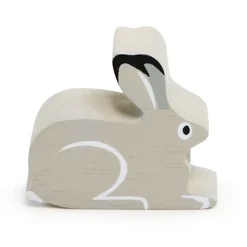 Cottontails Baby Wooden Bunnies|Wooden Toys|Little wooden woodland animal - snow hare