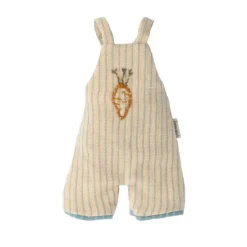 Cottontails Baby Soft Toy Bunnies|Maileg Size 1 Rabbit - Carrot Dungarees