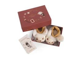 Cottontails Baby Clothing & Nursery|Moulin Roty Apres la Pluie baby slippers - sheep