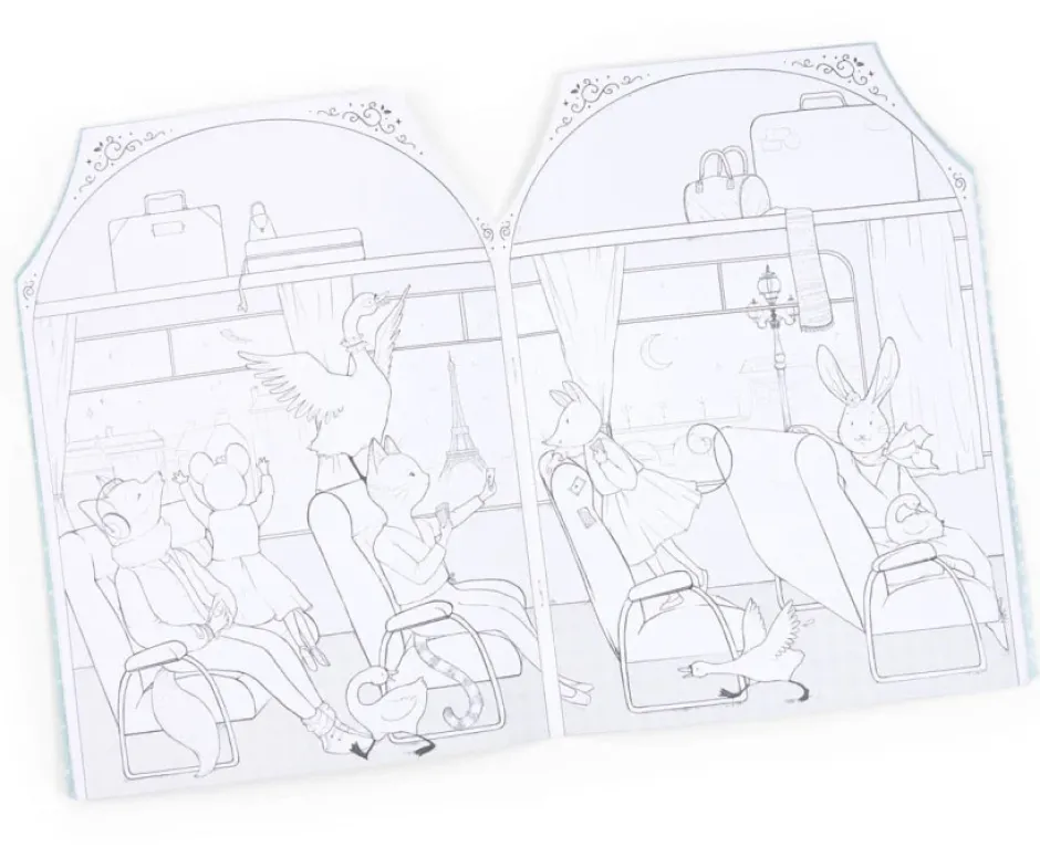 Cottontails Baby Craft & Stickers|Moulin Roty Dance School Colouring & Sticker Book