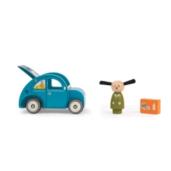 Cottontails Baby Wooden Toys|Moulin Roty Grand Family Wooden Car