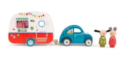 Cottontails Baby Wooden Toys|Moulin Roty Grand Family Wooden Vintage Caravan