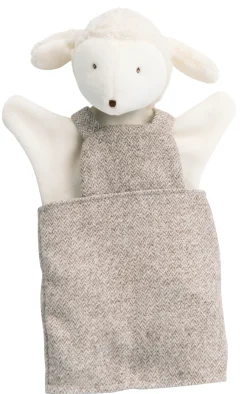 Cottontails Baby Puppets & Theatre|Moulin Roty hand puppet - Albert lamb