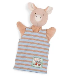 Cottontails Baby Puppets & Theatre|Moulin Roty hand puppet - Philemon the Pig
