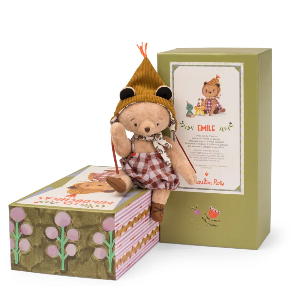 Cottontails Baby Baby Soft Toys|Soft Toys|Moulin Roty Les Minouchkas Emile the Bear Cub