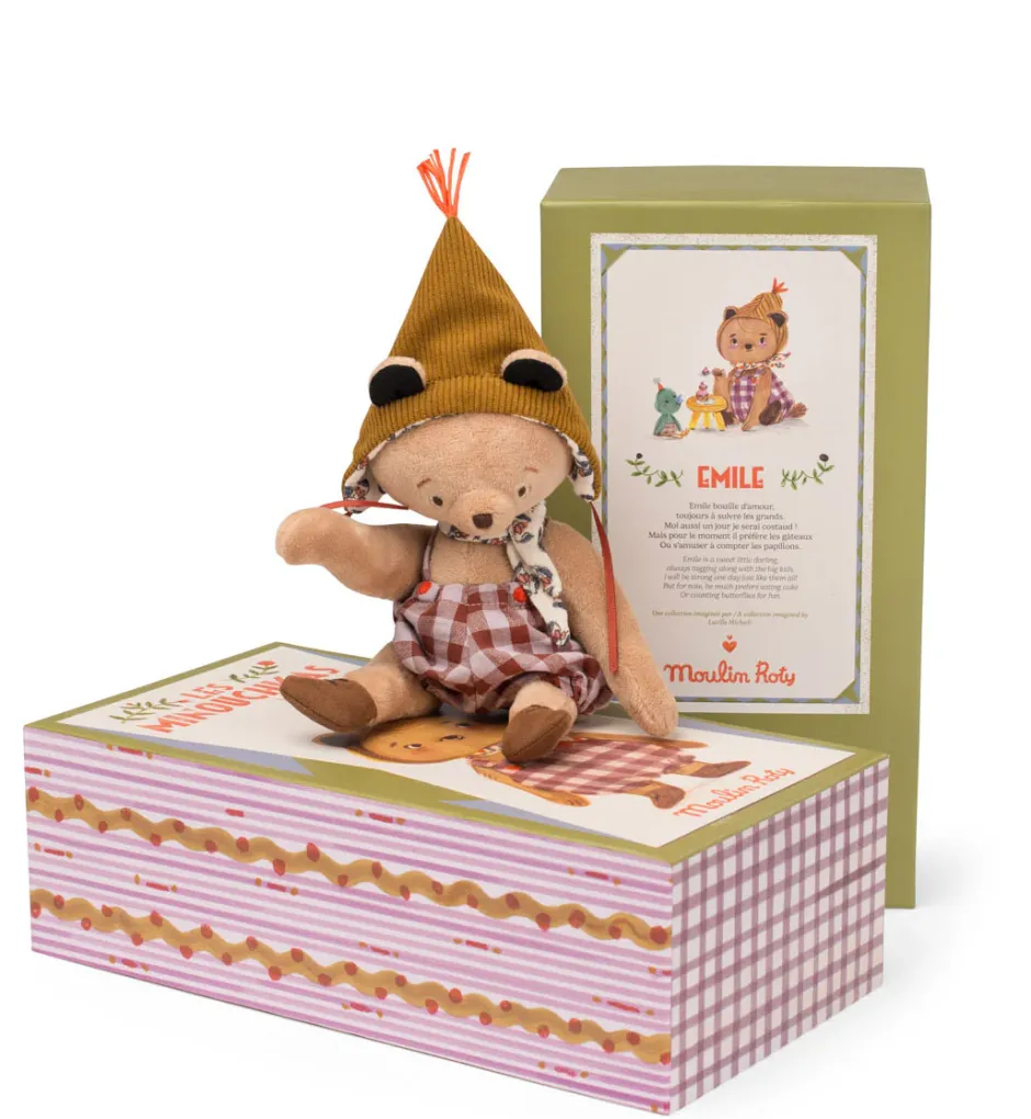 Cottontails Baby Baby Soft Toys|Soft Toys|Moulin Roty Les Minouchkas Emile the Bear Cub