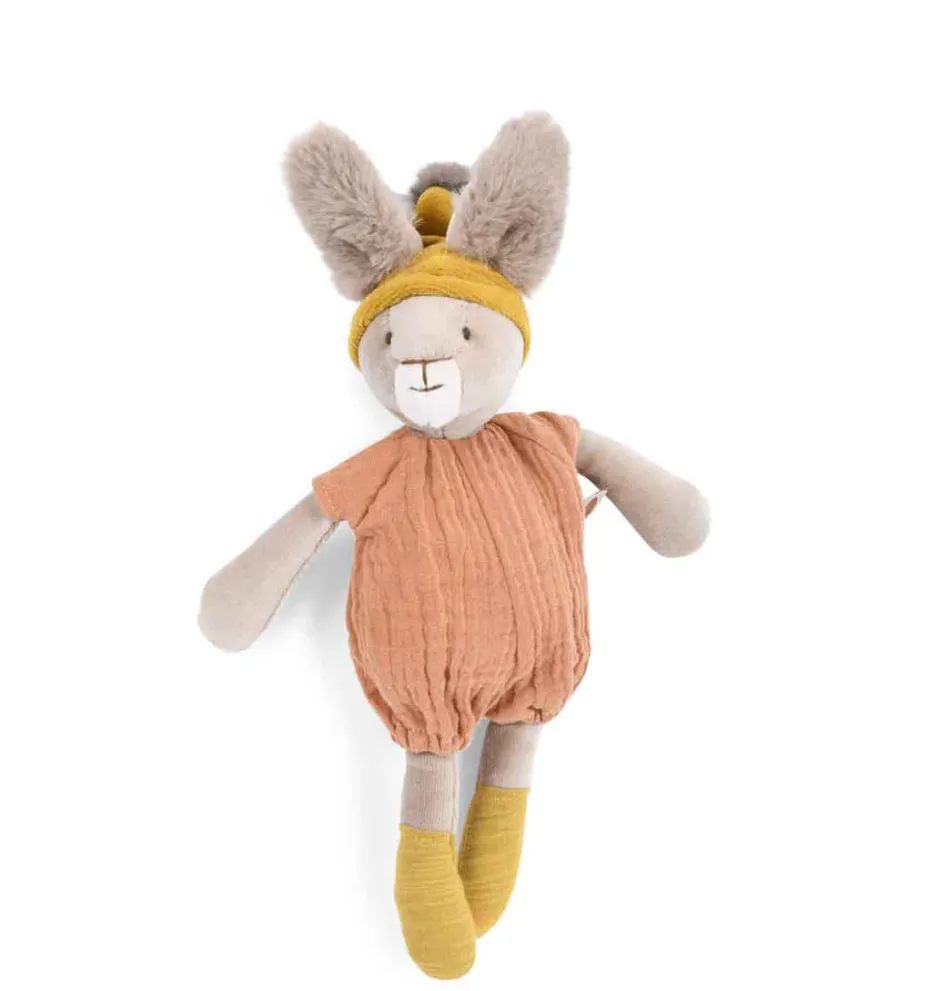 Cottontails Baby Soft Toy Bunnies|Bunnies For Babies|Moulin Roty Little Clay Bunny - 28cm
