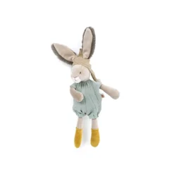 Cottontails Baby Soft Toy Bunnies|Bunnies For Babies|Moulin Roty Little Sage Bunny - 28cm