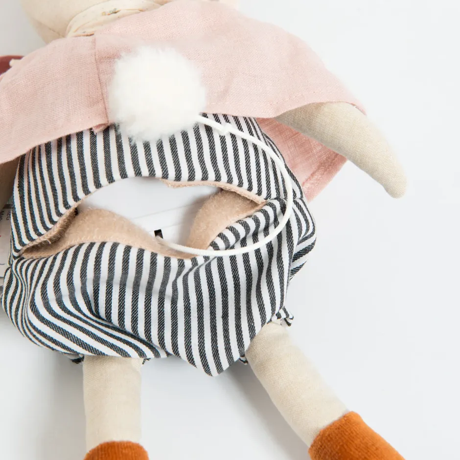 Cottontails Baby Bunnies For Babies|Musical & Activity|Moulin Roty musical linen rabbit