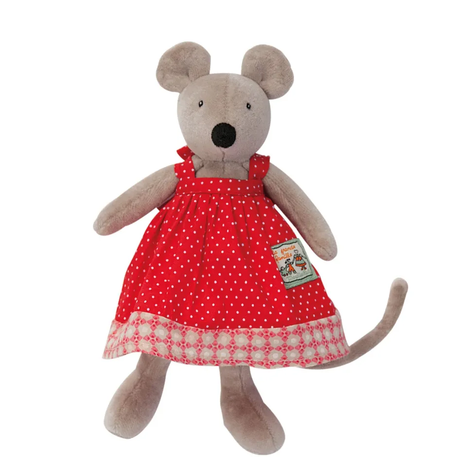 Cottontails Baby Baby Soft Toys|Soft Toys|Moulin Roty Nini Mouse 20cm