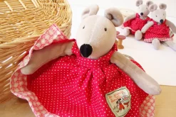 Cottontails Baby Baby Soft Toys|Soft Toys|Moulin Roty Nini Mouse 32cm