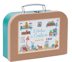 Cottontails Baby Craft & Stickers|Moulin Roty sewing & knitting suitcase
