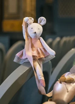 Cottontails Baby Baby Soft Toys|Soft Toys|Moulin Roty Soft Pink Velvet Mouse