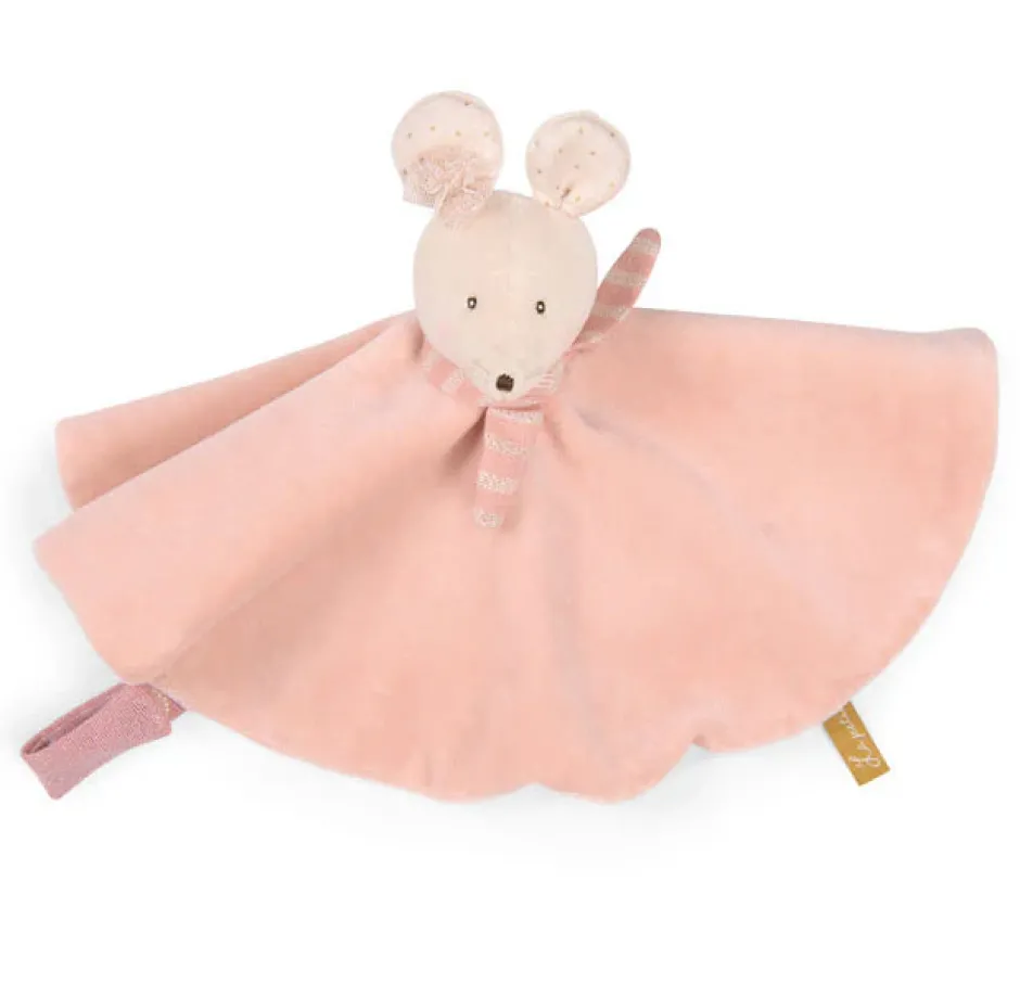 Cottontails Baby Comforters & Rattles|Moulin Roty sumptuous comforter - rose mouse