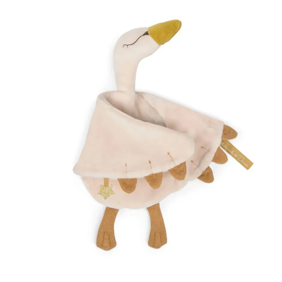 Cottontails Baby Comforters & Rattles|Moulin Roty sumptuous comforter - creamy swan