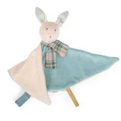Cottontails Baby Bunnies For Babies|Comforters & Rattles|Moulin Roty sumptuous comforter - blue rabbit