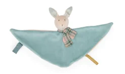 Cottontails Baby Bunnies For Babies|Comforters & Rattles|Moulin Roty sumptuous comforter - blue rabbit