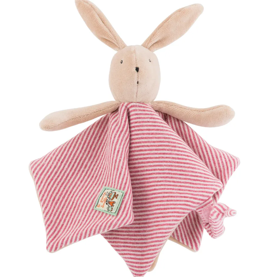 Cottontails Baby Bunnies For Babies|Comforters & Rattles|Moulin Roty Sylvain Rabbit baby comforter