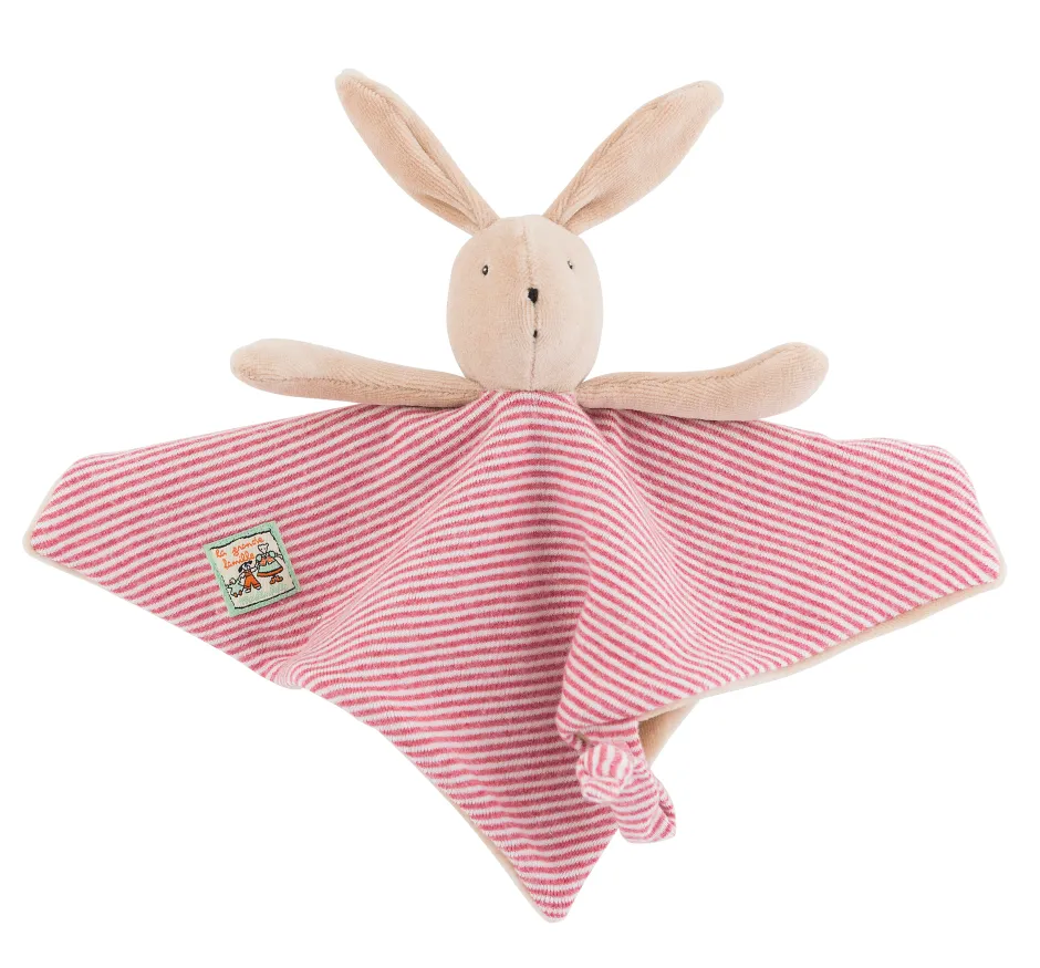 Cottontails Baby Bunnies For Babies|Comforters & Rattles|Moulin Roty Sylvain Rabbit baby comforter