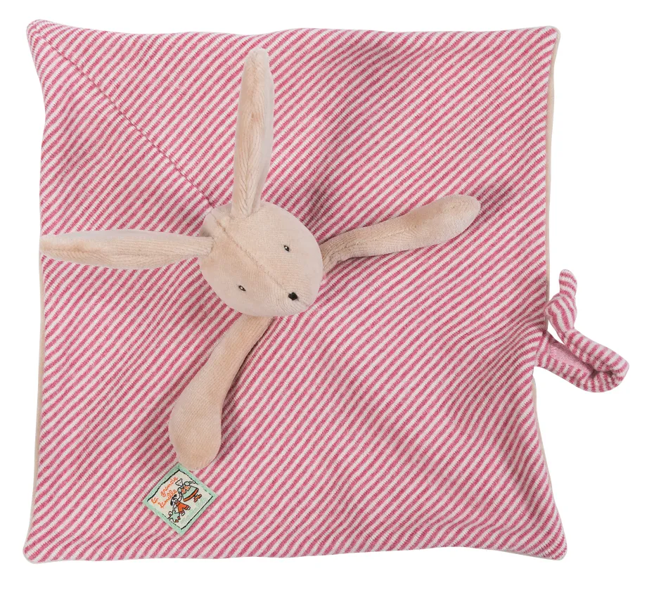 Cottontails Baby Bunnies For Babies|Comforters & Rattles|Moulin Roty Sylvain Rabbit baby comforter