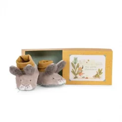 Cottontails Baby Bunnies For Babies|Clothing & Nursery|Moulin Roty Three Little Rabbits - baby slippers