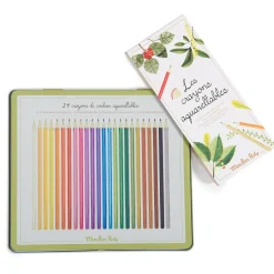 Cottontails Baby Craft & Stickers|Moulin Roty watercolour pencils in a tin