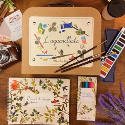 Cottontails Baby Craft & Stickers|Moulin Roty watercolour suitcase