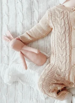 Cottontails Baby Bunnies For Babies|Comforters & Rattles|Mr Pickles Cotton Linen Rabbit Rattle