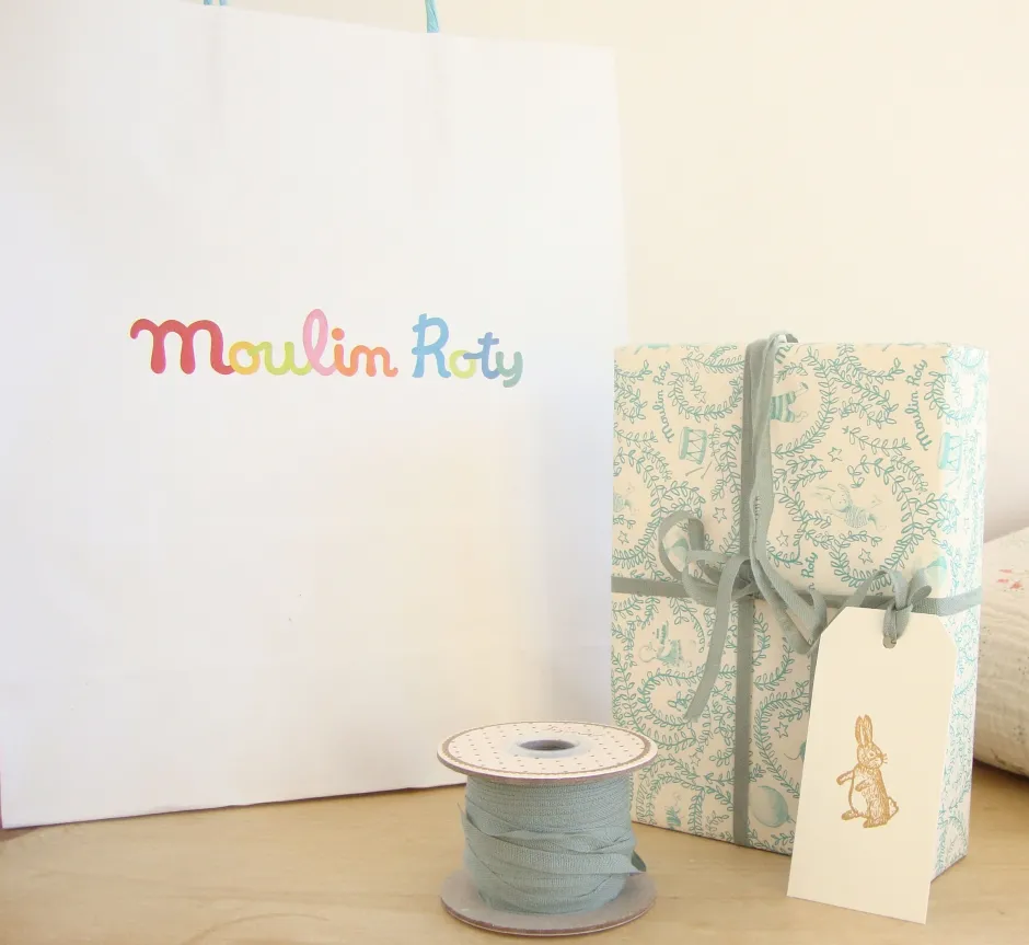 Cottontails Baby Handpicked Gift Sets|Comforters & Rattles|New Baby Gift Set - lamb & leaves