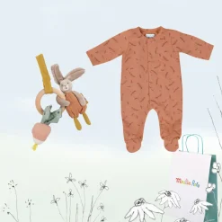 Cottontails Baby Handpicked Gift Sets|Clothing & Nursery|New Baby Gift Set - sprig sleep suit & activity bunny