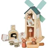Cottontails Baby Wooden Toys|Penny Windmill & Field Mice - Wooden Countryside Play Set
