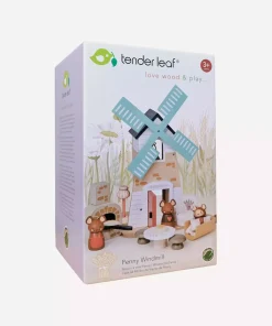 Cottontails Baby Wooden Toys|Penny Windmill & Field Mice - Wooden Countryside Play Set